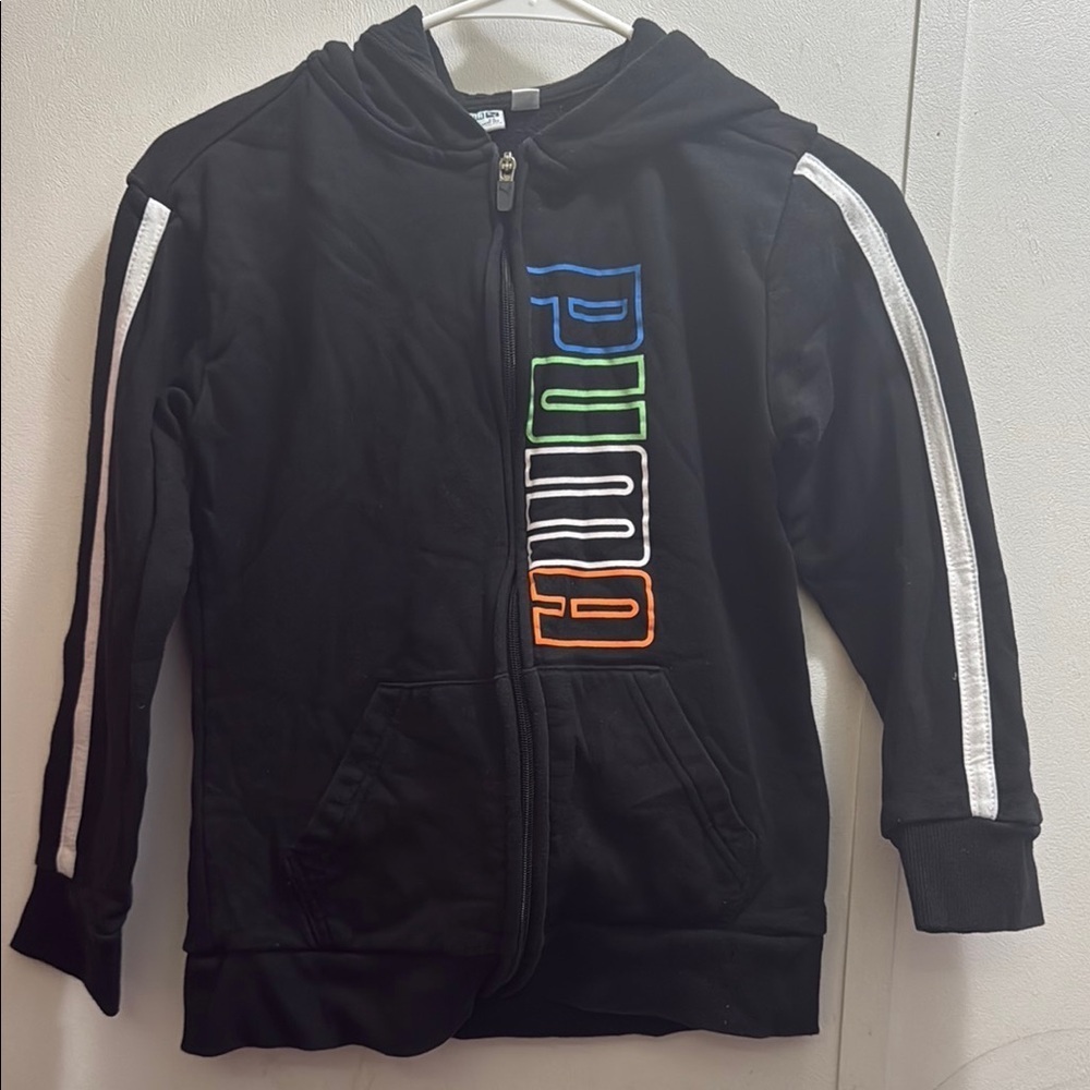 PUMA Black and Blue Hoodie